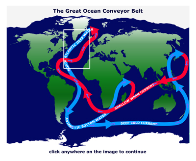 Image of great ocean conveyor belt simulation